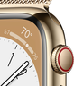 Thumbnail image of Apple Watch S8 GPS+LTE 45mm Steel Gold