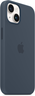 Anteprima di Custodia iPhone 14 silicone blu tempesta