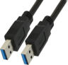 Miniatuurafbeelding van Cable USB 3.0 A/m-A/m 2m Black