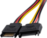Thumbnail image of Power Adapter 2xSATA/m - 4-pin/f 0.15m