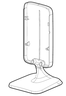 Thumbnail image of HPE Aruba 500H-MNTD Desk Mount