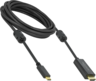 Kabel USB Typ C St - HDMI St 5 m schwarz Vorschau