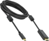 Miniatuurafbeelding van Cable USB Type-C/m - HDMI/m 5m Black