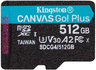 Thumbnail image of Kingston Canvas Go! Plus microSDXC 512GB