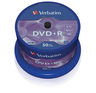 Aperçu de DVD+R 4,7 Go Verbatim 16x, spindle de 50