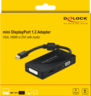 Delock Mini-DP - HDMI/DVI-D/VGA Adapter Vorschau