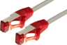 Patchkabel RJ45 (X) S/FTP Cat6 2 m gr/rt Vorschau