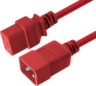 Miniatuurafbeelding van Power Cable C20/m - C19/f 3m Red