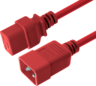 Widok produktu Kabel zasil. C20wt - C19gn 2 m, czerw. w pomniejszeniu