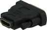 Widok produktu Adapter DVI-D wt - HDMI(A) gn, czarny w pomniejszeniu