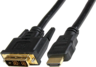 Miniatuurafbeelding van Cable HDMI A/m-DVI-D/m 3m Black