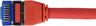 Vista previa de Cable patch RJ45 S/FTP Cat6a 3 m rojo