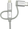Vista previa de Cable USB 2.0 m (A) - (Lightn./microB/C)