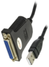 Thumbnail image of Adapter DB25 Parallel/f - USB A/m 0.8m