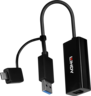 Miniatura obrázku Adaptér USB 3.0 typ C/A Gigabit Ethernet