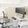 Thumbnail image of Ergotron LX Pro Direct Dual Desk Arm Bl