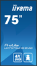 Thumbnail image of iiyama ProLite LH7575UHS-B1AG Display