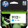 HP 912 XL tinta, cián előnézet