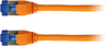 Patchkabel RJ45 S/FTP Cat6a 1,5 m orange Vorschau