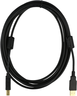 Miniatuurafbeelding van Cable USB 2.0 A/m-B/m 1.8m Black