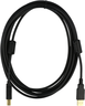 Miniatuurafbeelding van Cable USB 2.0 A/m-B/m 1m Black