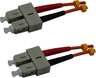 Miniatuurafbeelding van FO Duplex Patch Cable 50/125 µ SC-SC 1m