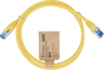 Aperçu de Câble patch RJ45 S/FTP Cat6a 0,25m jaune