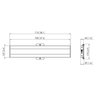 Thumbnail image of Vogel's Adapter Bar 715mm PFB 3407