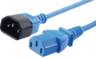 Aperçu de Câble alimentation C13 f.-C14 m. 2m bleu