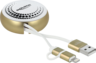 Thumbnail image of Delock USB A-Lightn/Micro-B Cable 0.46m