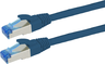 Aperçu de Câble patch RJ45 S/FTP Cat6a 0,25 m bleu