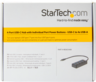 StarTech USB 3.0 hub 4 port + kapcsoló előnézet
