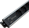 Miniatuurafbeelding van 6-way Power Strip + 3x USB A/C 1.4m