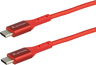 Miniatuurafbeelding van USB Cable 2.0 C/m-C/m 1m Red