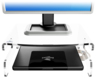 Thumbnail image of Dataflex Addit 66 Monitor Riser