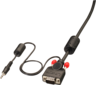 Miniatuurafbeelding van LINDY VGA Cable + Audio 3m
