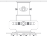 Miniatura obrázku Stropní držák Optoma OCM818W-RU
