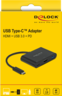Miniatuurafbeelding van Adapter USB 3.0 C/m - HDMI+USB A+C