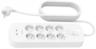 Miniatuurafbeelding van Power Strip 8x Surge Protect +2xUSB 2m
