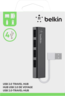 Miniatuurafbeelding van Belkin USB Hub 2.0 Travel 4-Port