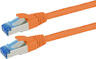 Thumbnail image of Patch Cable RJ45 S/FTP Cat6a 0.25m Oran.