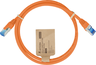 Miniatuurafbeelding van Patch Cable RJ45 S/FTP Cat6a 2m Orange