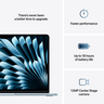 Widok produktu Apple MacBook Air 13 M4 16/256 GB błękit w pomniejszeniu
