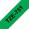 Aperçu de Ruban encr. Brother TZe-751 24mmx8m vert