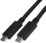 Miniatuurafbeelding van Cable USB 3.1 C/m-C/m 1m Black