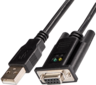 Imagem em miniatura de Adapt. DB9 f. (RS232)-USB tipo A m. 1,7m