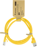 Widok produktu Kabel siec. RJ45 U/UTP Cat6a 20 m, żółty w pomniejszeniu