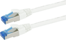 Miniatuurafbeelding van Patch Cable RJ45 S/FTP Cat6a 10m White