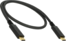 Miniatuurafbeelding van Cable USB 3.1 C/m-C/m 0.5m Black