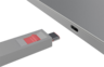 Miniatuurafbeelding van USB-C Port Blocker Pink 4-pack + 1 Key